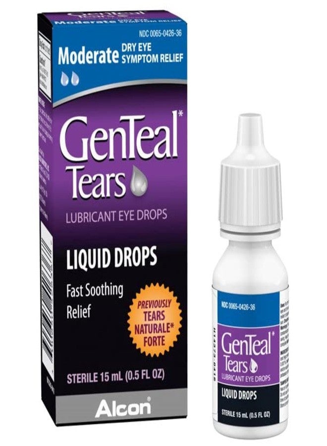 GenTeal Lubricant Eye Drops Moderate - .5 FL OZ, Pack of 2 - Image 5